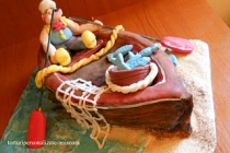 Tort O zi la pescuit/Fisherman cake